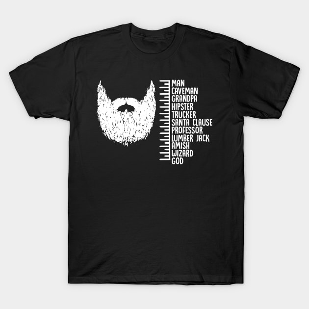 Funny Beard Growth T-Shirt T-Shirt by biNutz